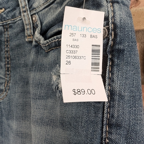 NWT Silver Elyse Ankle Slim Jeans, Size 26 - Picture 10 of 14